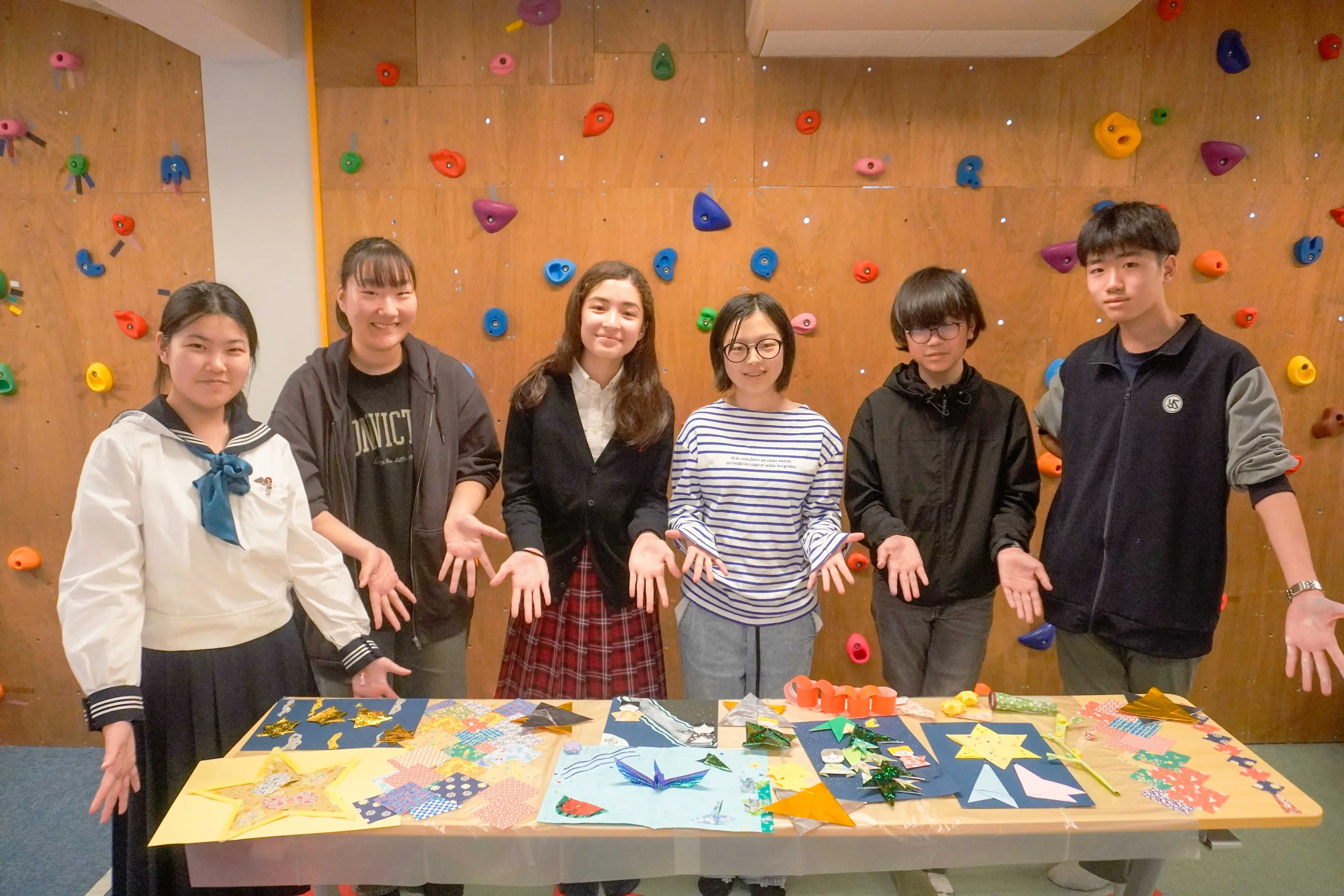 Good Deed Councilの活動に参加する生徒たち