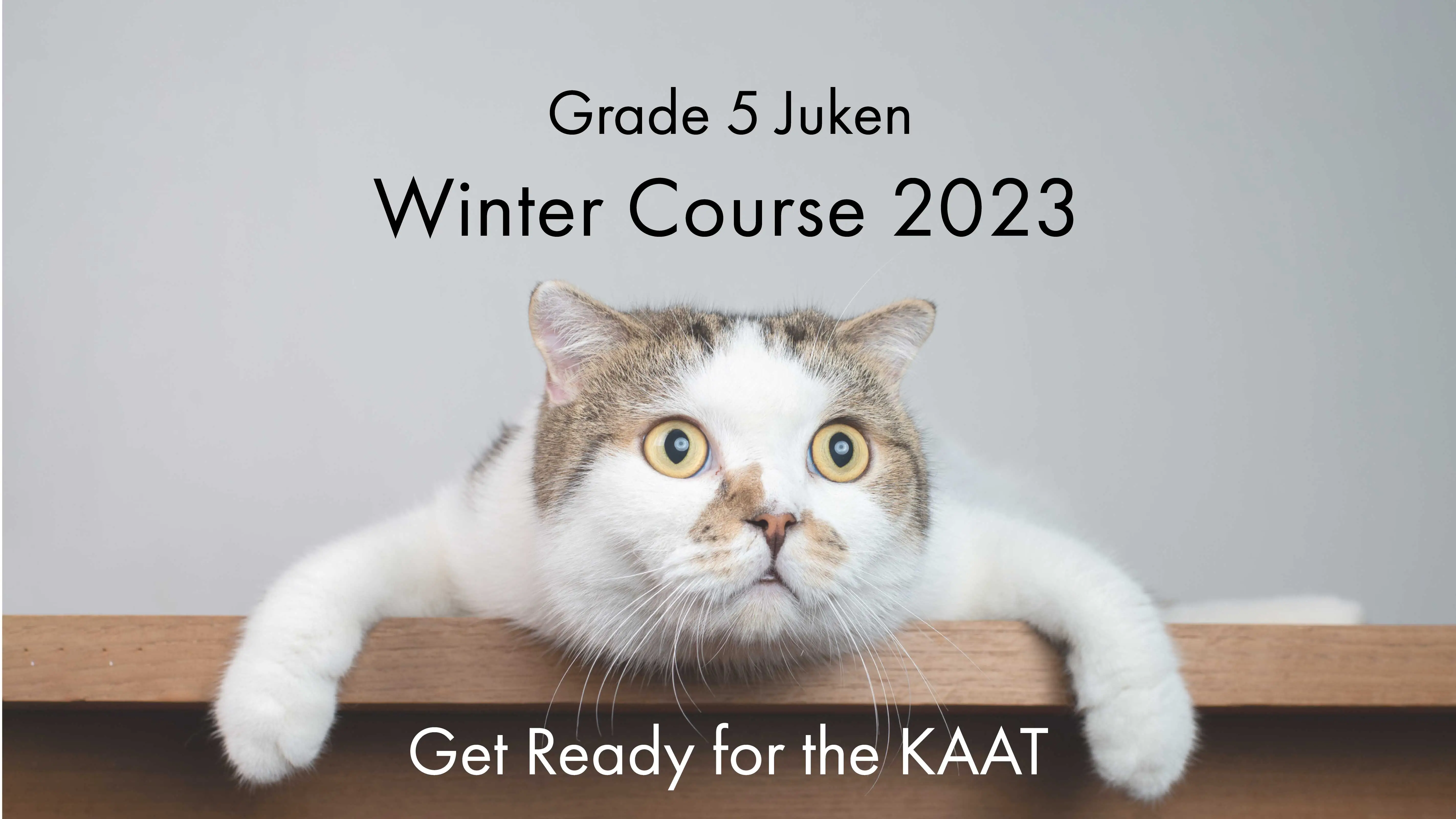 Grade 5 Juken: Winter Course 2023
