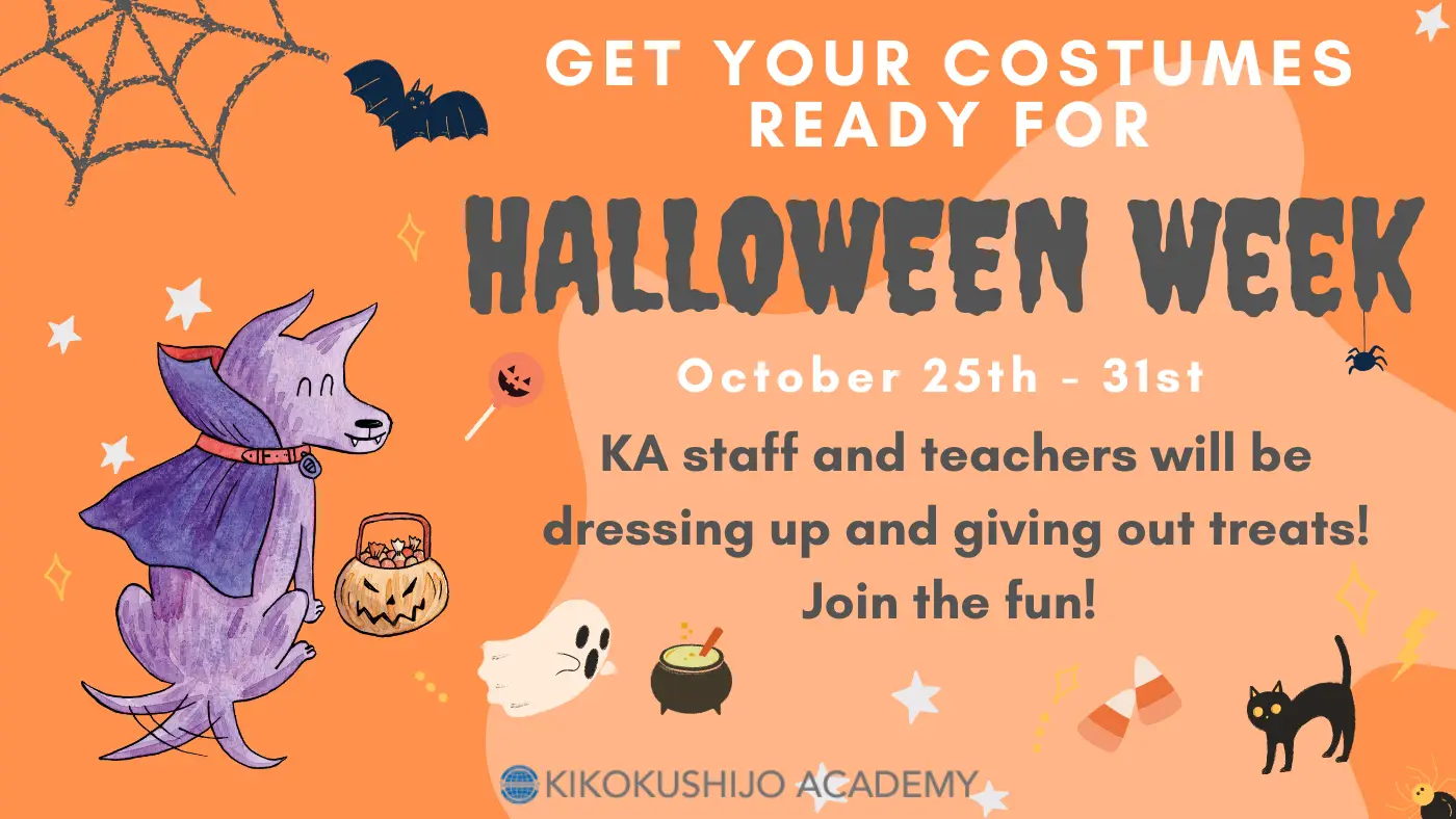 KA Halloween Week 2022: 10/15 (Tue) - 31 (Mon)