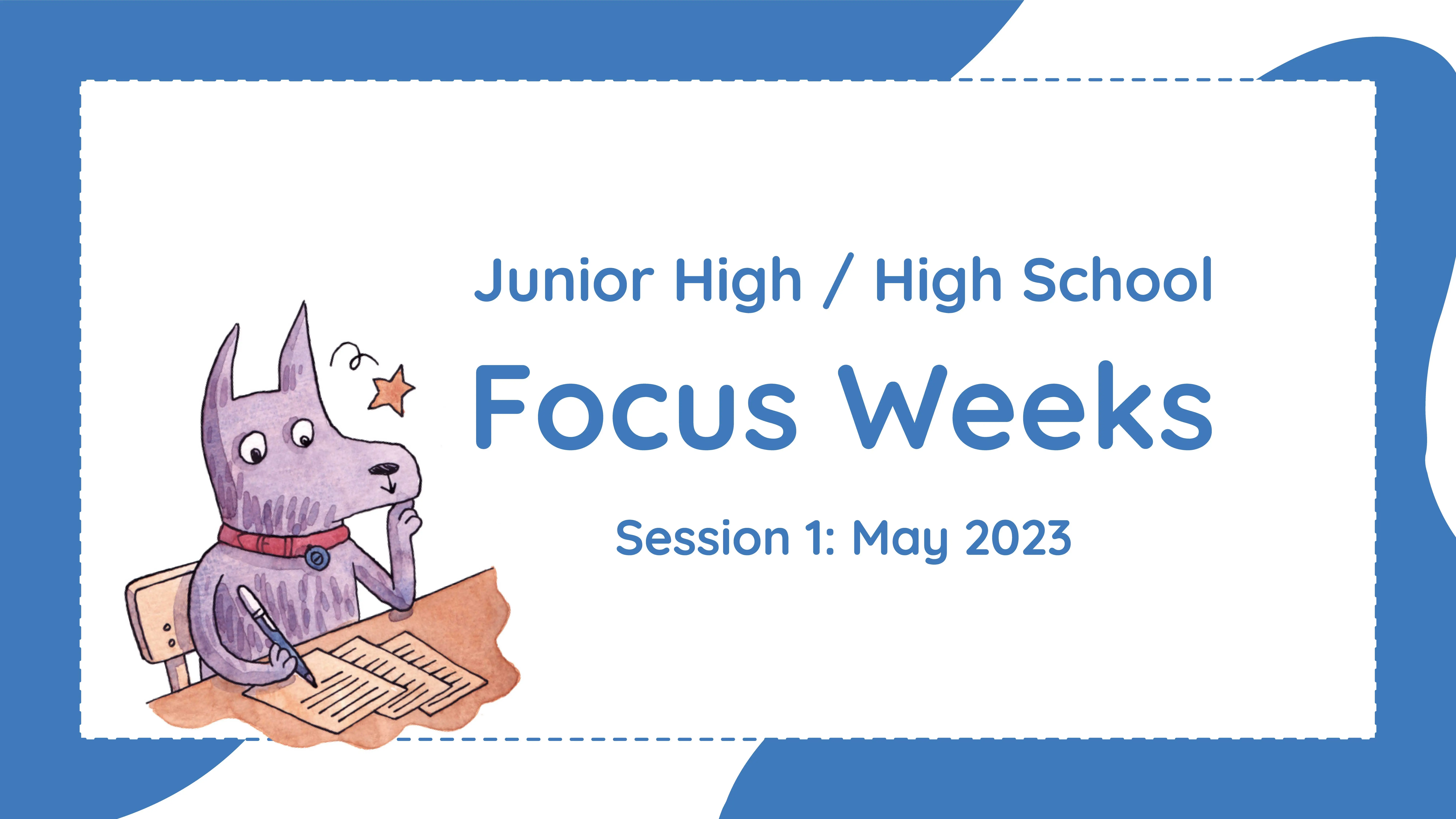 KA Focus Weeks: 5/6 (Sat) - 6/2 (Fri)