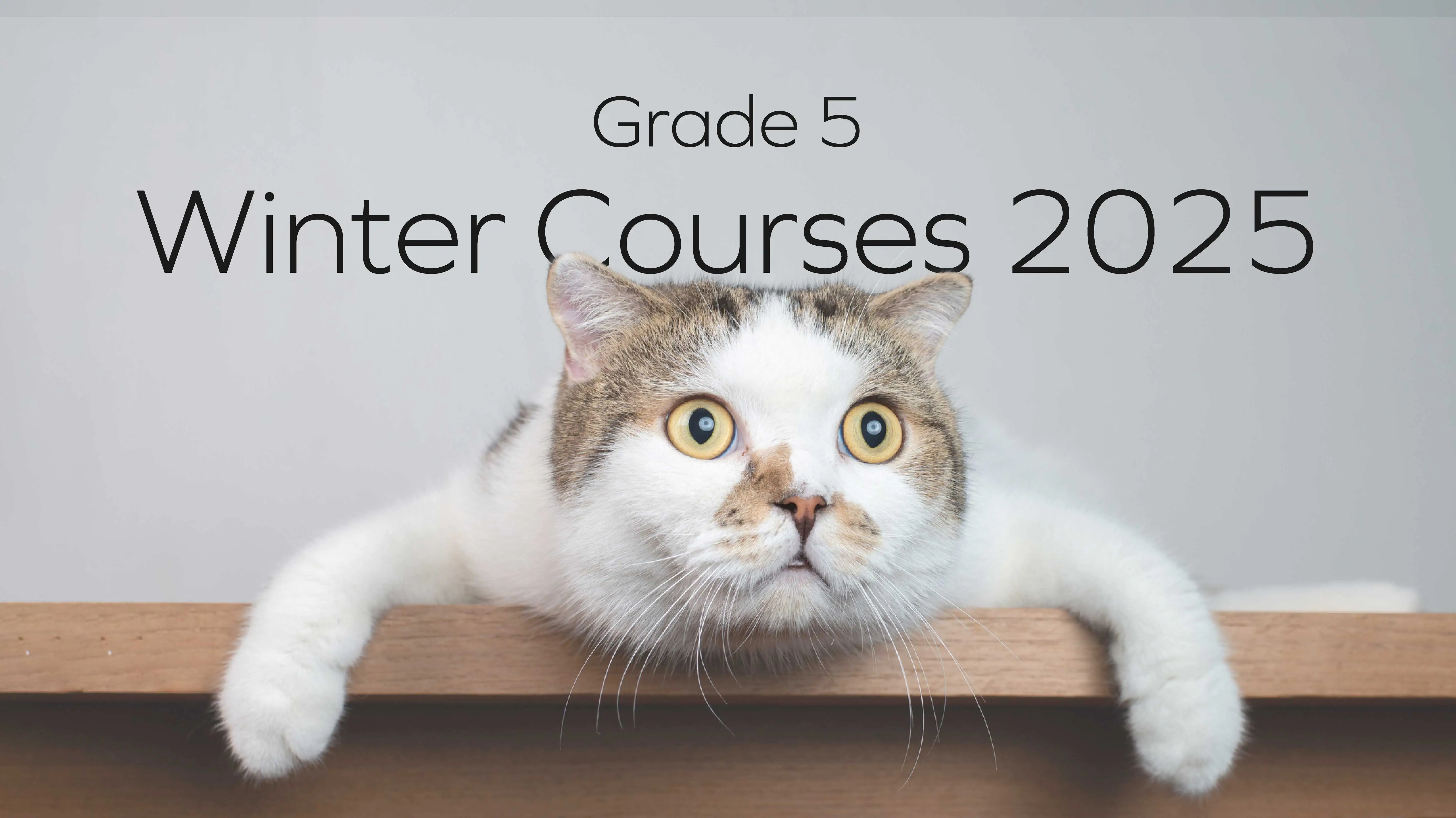 Grade 5: Winter Courses 2025